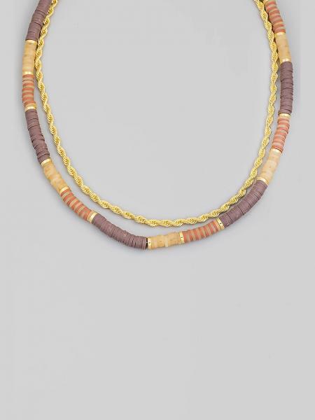 Disc Bead Necklace