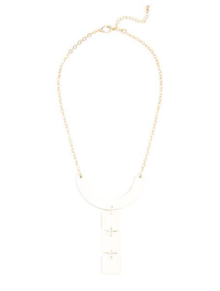 Cream Climbing Trio Necklace