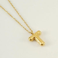 18K Plated Bubble Initial Necklace