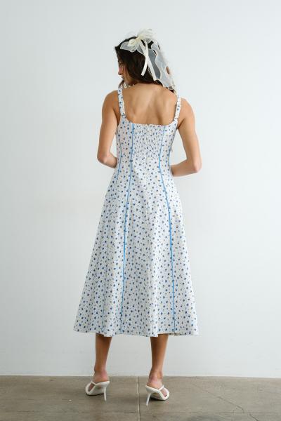Cotton Flaired Corset Dress