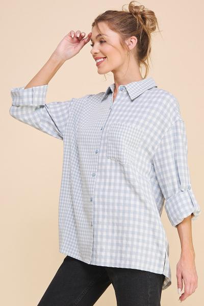 Alice Check Top
