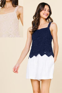 Diamond Crochet Tank