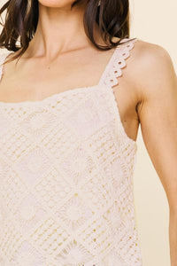 Diamond Crochet Tank