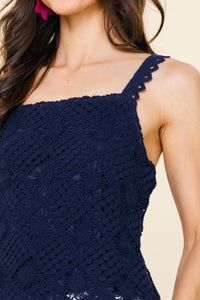 Diamond Crochet Tank