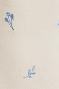 Floral Embroidery Knit Dress