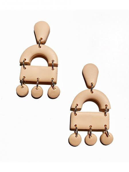 Princess Chandelier Earrings - Sand