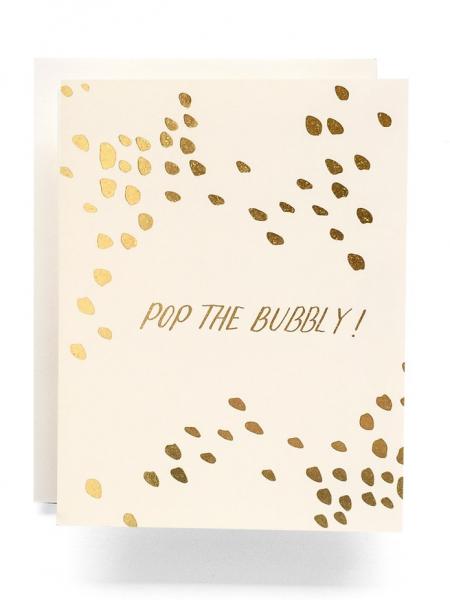 Pop The Bubbly Card