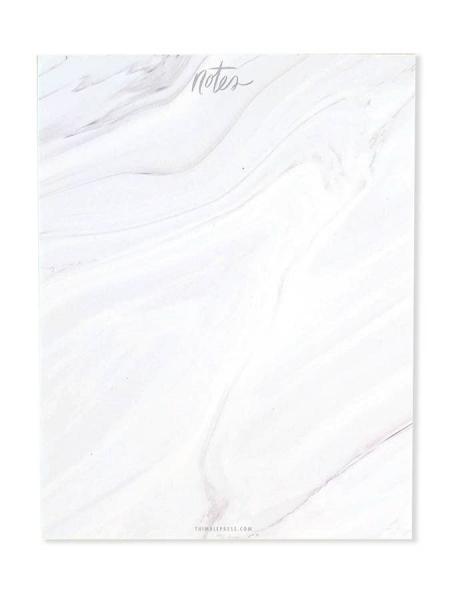 Gray Marbled Notepad