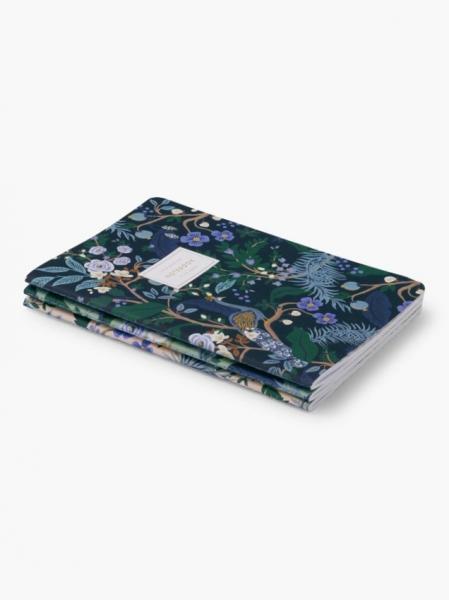 Peacock Stitched Notebooks S/3