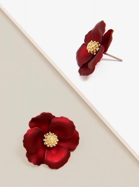 Blossom Earrings - Red