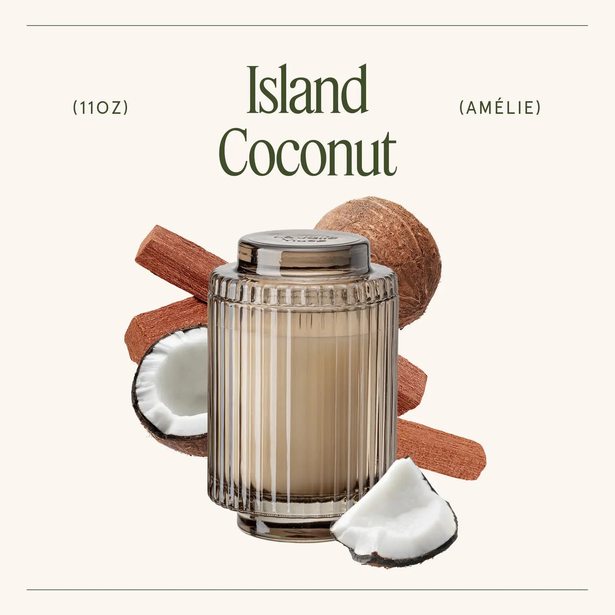 11oz Island Coconut Candle