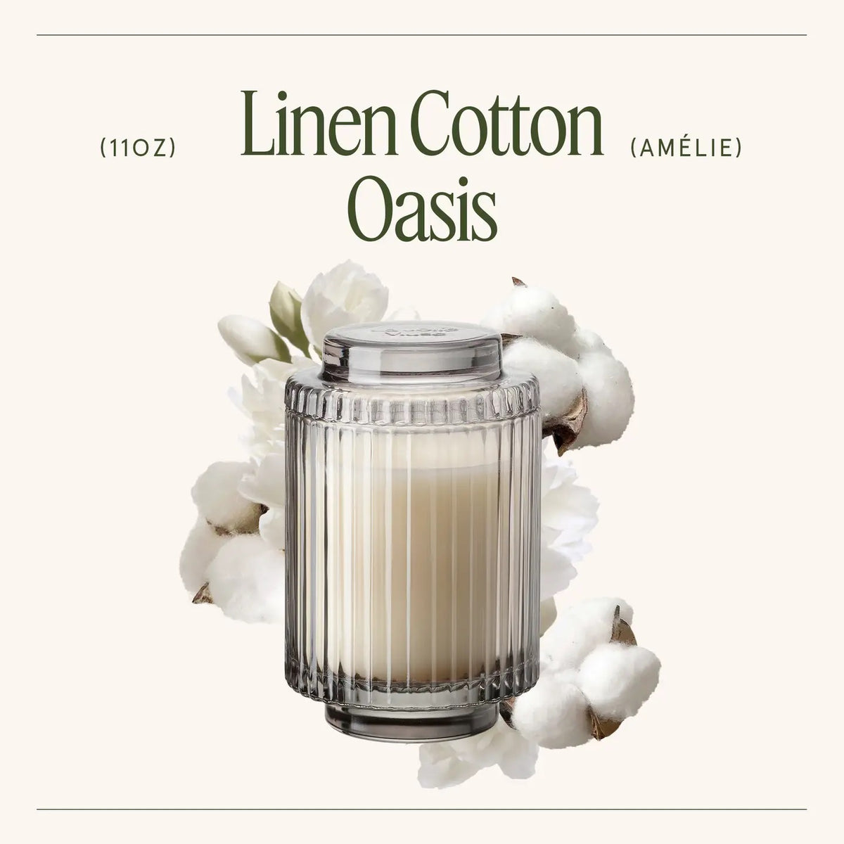 11oz Linen Cotton Oasis Candle