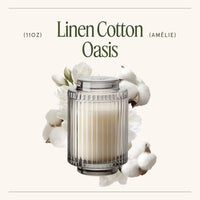11oz Linen Cotton Oasis Candle