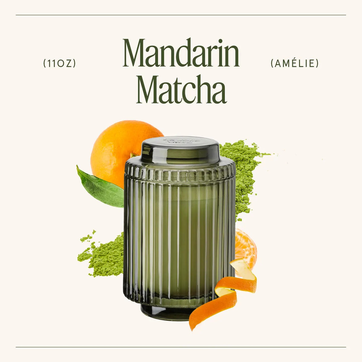 11oz Mandarin Matcha Candle
