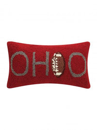 9x16 Ohio Football Hook Pillow