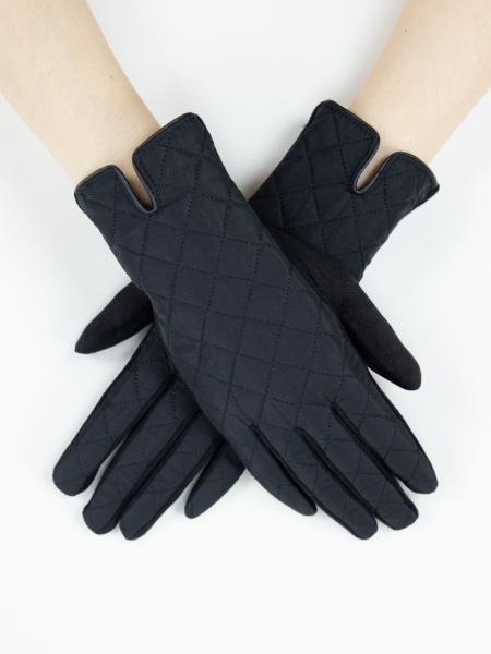 Stans Quilted Gloves Black