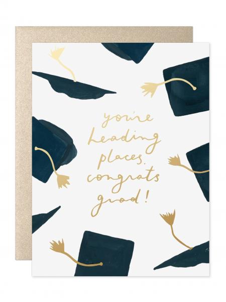 Heading Places Grad Card