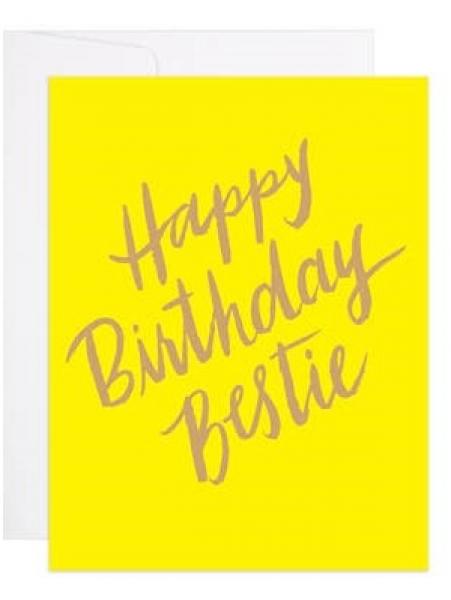 Happy Birthday Bestie Card