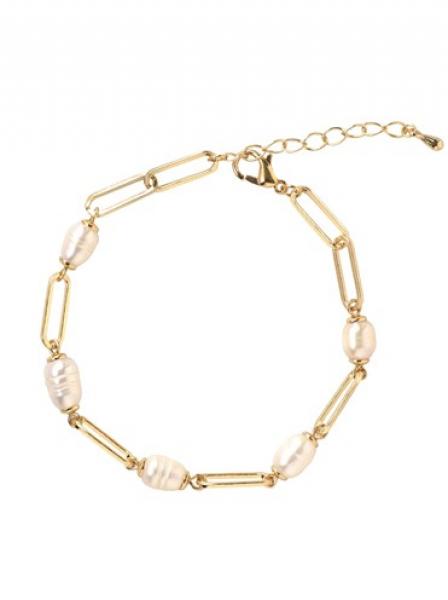 Freshwater Pearl Charm Bracelet