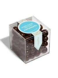 Dark Choc. Sea Salt Caramels - Large Cube
