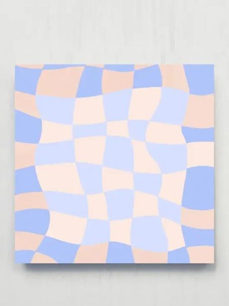 Warped Check Jumbo Desk Pad