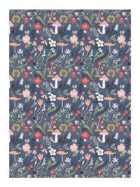 Forest Blue Wrapping Paper - Roll