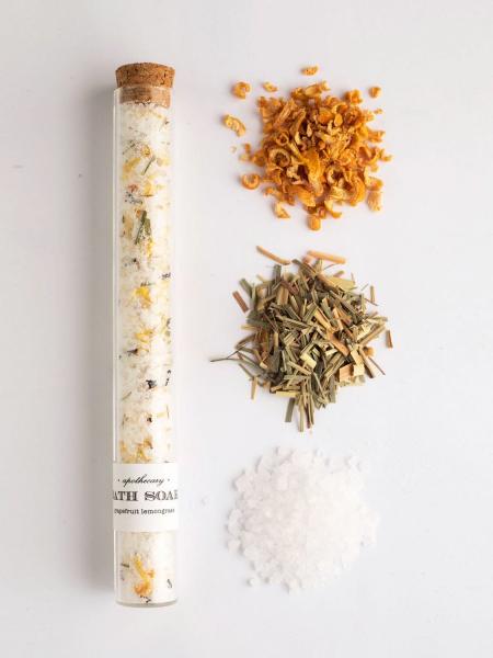 Grapefruit Lemongrass Bath Soak Test Tube