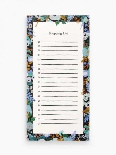 Garden Party Blue Market Pad