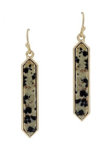 Dalmatian Drop Earrings