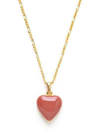 Enamel Heart Locket - Canyon