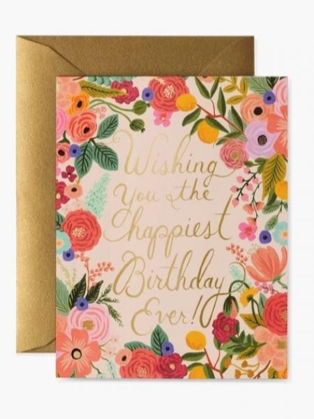 Garden Party Birthday Card