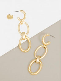 Rope Link Earrings