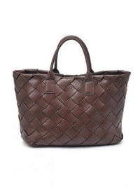 Lander Woven Tote Brown