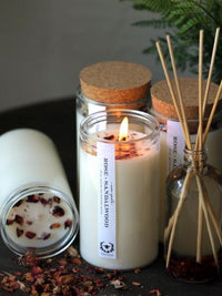 Rose Sandalwood Apothecary Candle