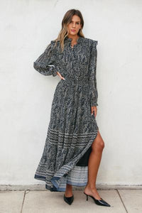Plenbrooke Ruffled Shoulder  Dress