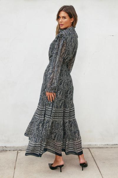 Plenbrooke Ruffled Shoulder  Dress