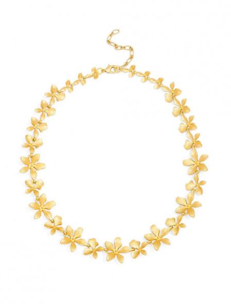 18K Gold Plated Dogwood Necklace