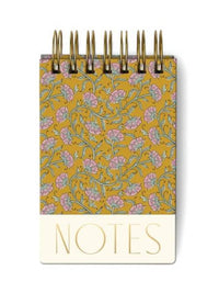 Chunky Notepad - Gold Vintage Floral