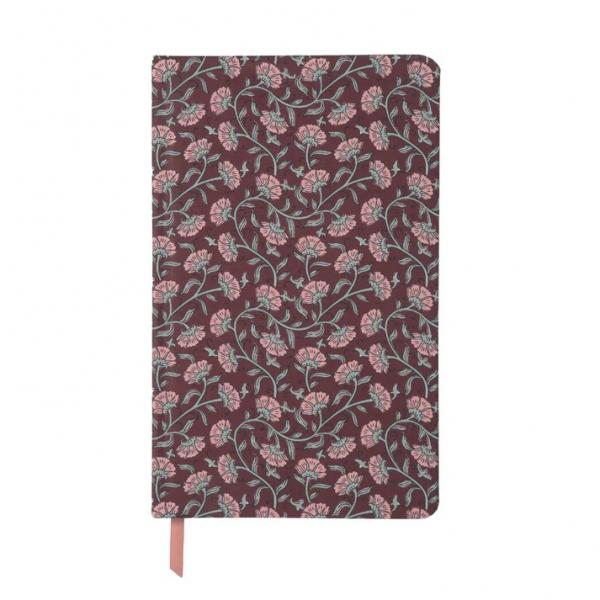 Burgundy Vintage Floral Journal