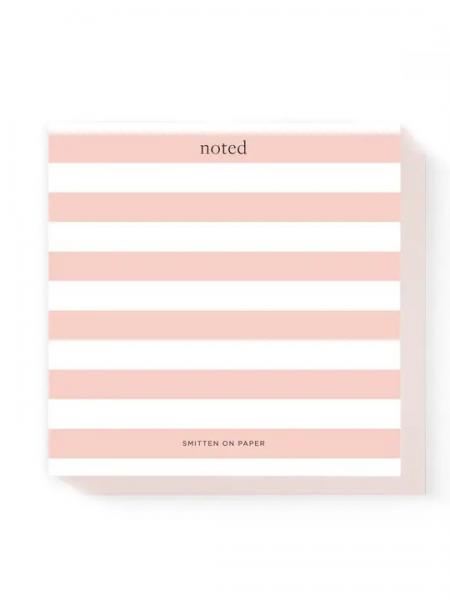 Peony Stripe Chunky Notepad