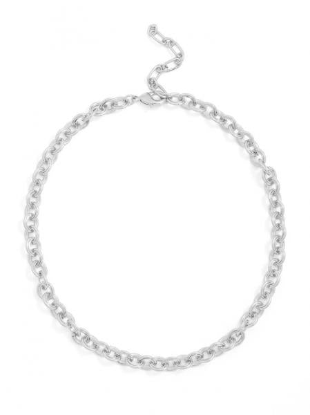 Silver Mini Rolo Link Collar Necklace