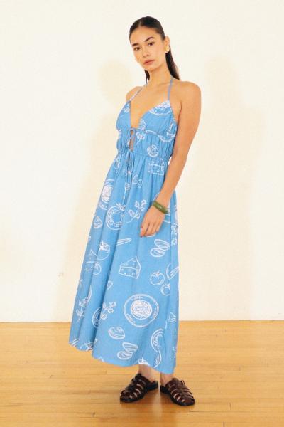 Farfalle Foodie Halter Dress