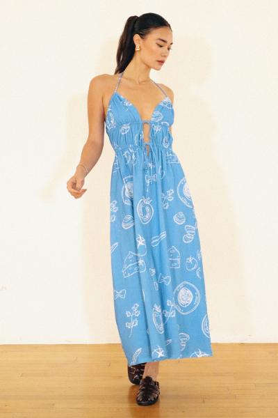 Farfalle Foodie Halter Dress