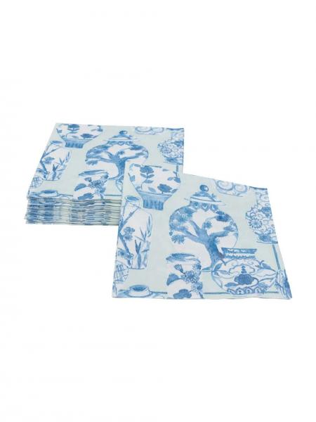 Celadon Glazed Vases Cocktail Napkins