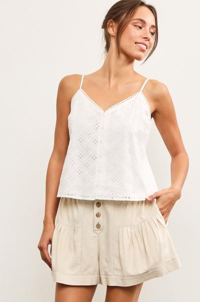 Eyelet Lace Tank