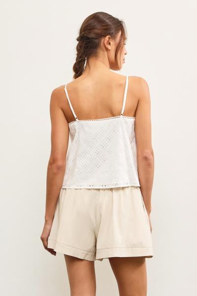 Eyelet Lace Tank