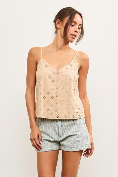Eyelet Lace Tank