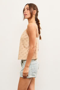 Eyelet Lace Tank