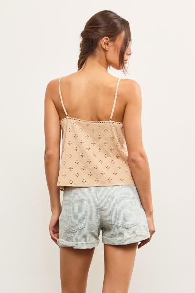 Eyelet Lace Tank