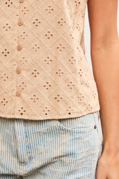 Eyelet Lace Tank